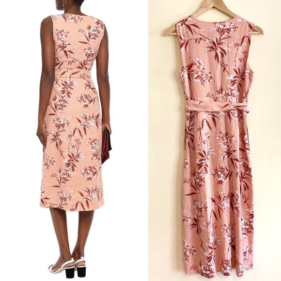 NWT Joie Ethelda 100% Linen Midi Dress Small - Picture 2 of 7